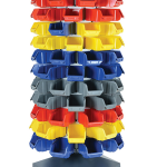 support rotatif bacs plastiques