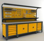 établi atelier avec luminaires