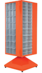 support vertical rotatif multitiroirs